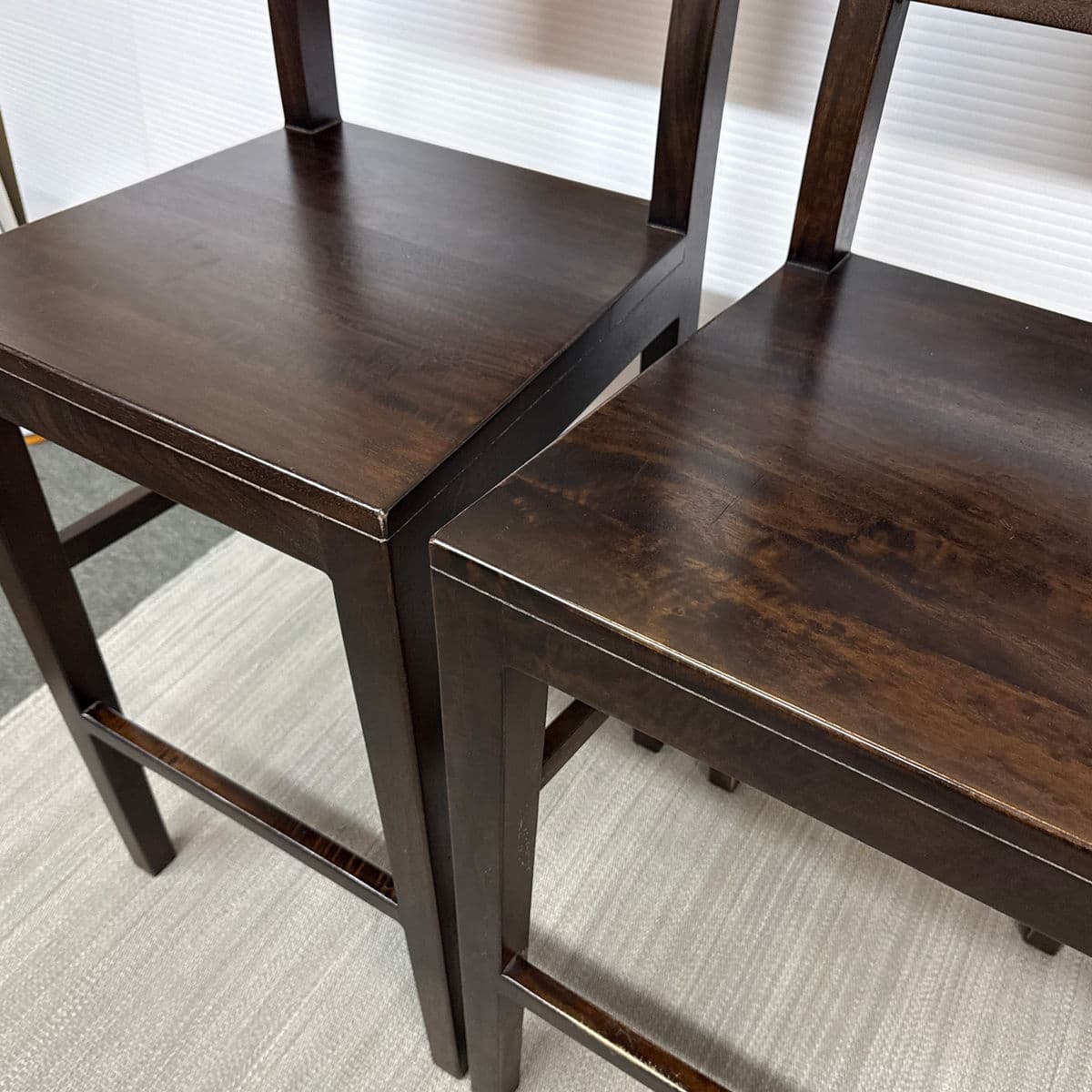 Crate & Barrel Basque Bar Stools, Pair - Thumbnail 10