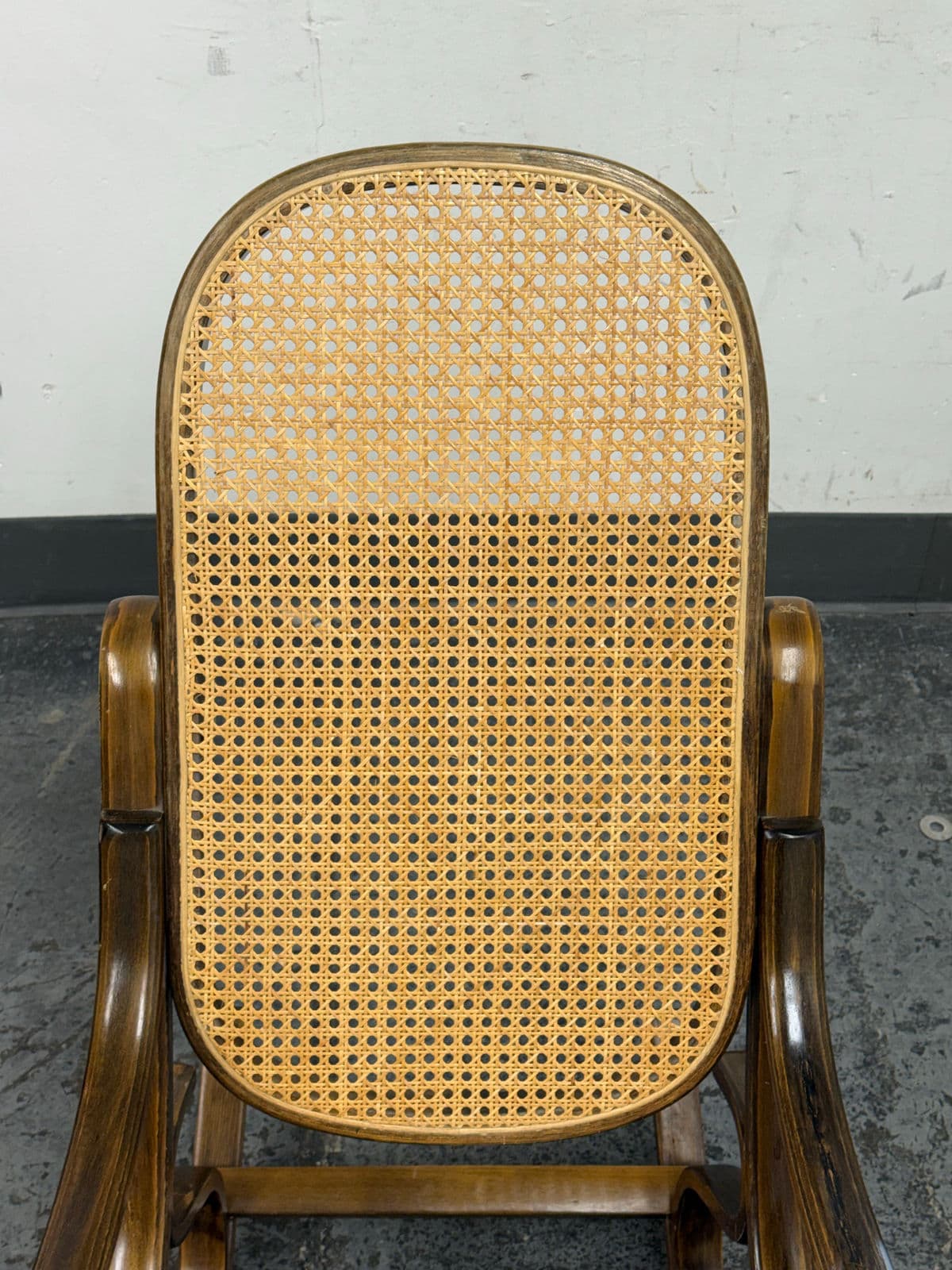 Vintage Thonet Style Bentwood Rocking Chair - Thumbnail 8