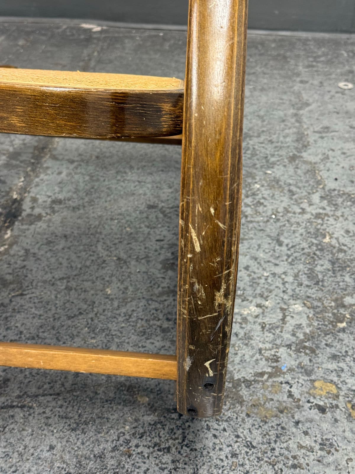 Vintage Thonet Style Bentwood Rocking Chair - Thumbnail 13