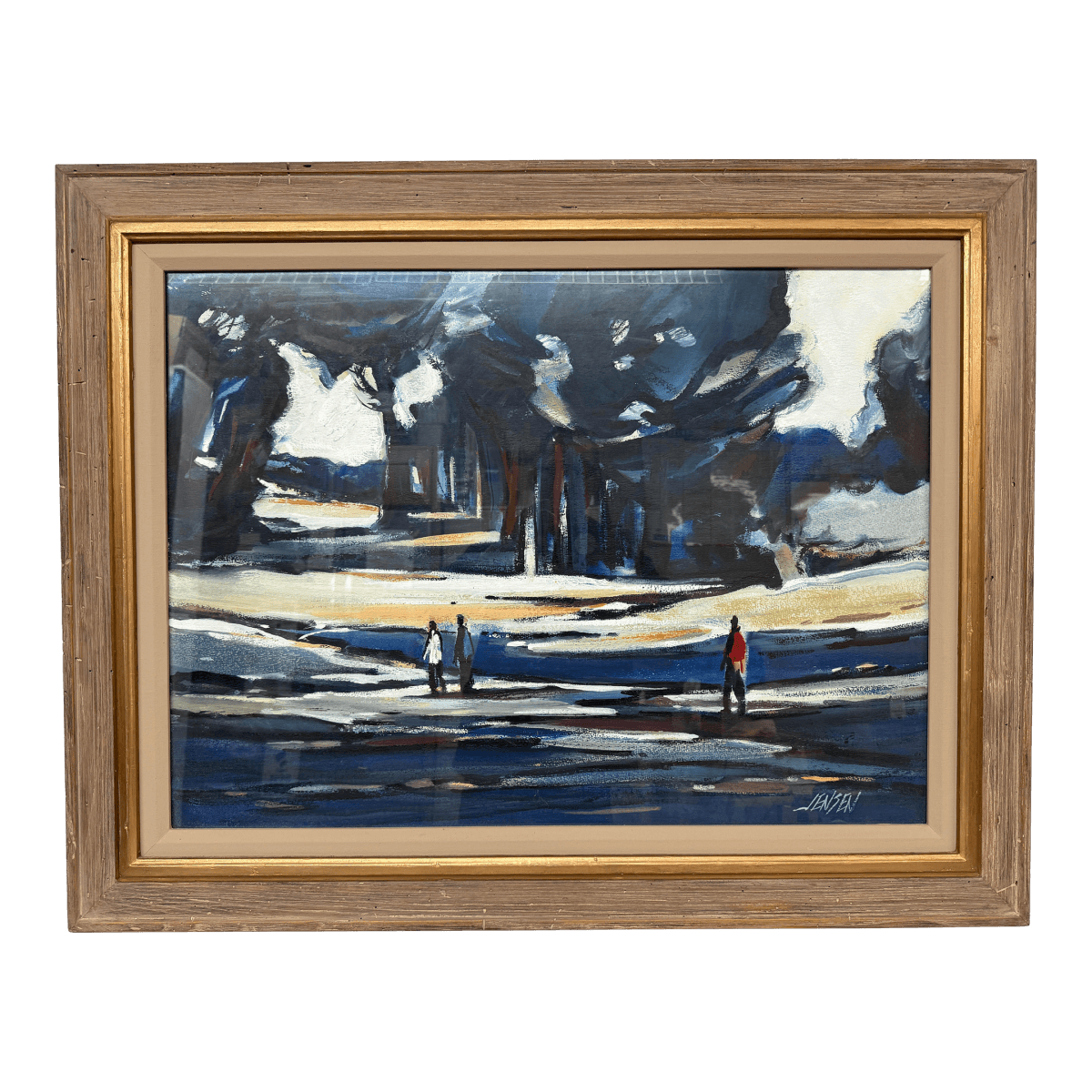 Robert Jensen Landscape Painting, Signed - Thumbnail 2