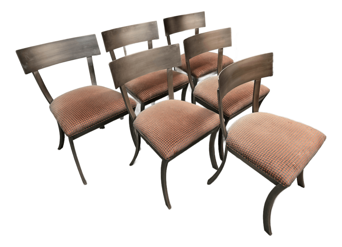 Design Institute of America Klismo Dining Side Chairs, Set of Six - Thumbnail 2