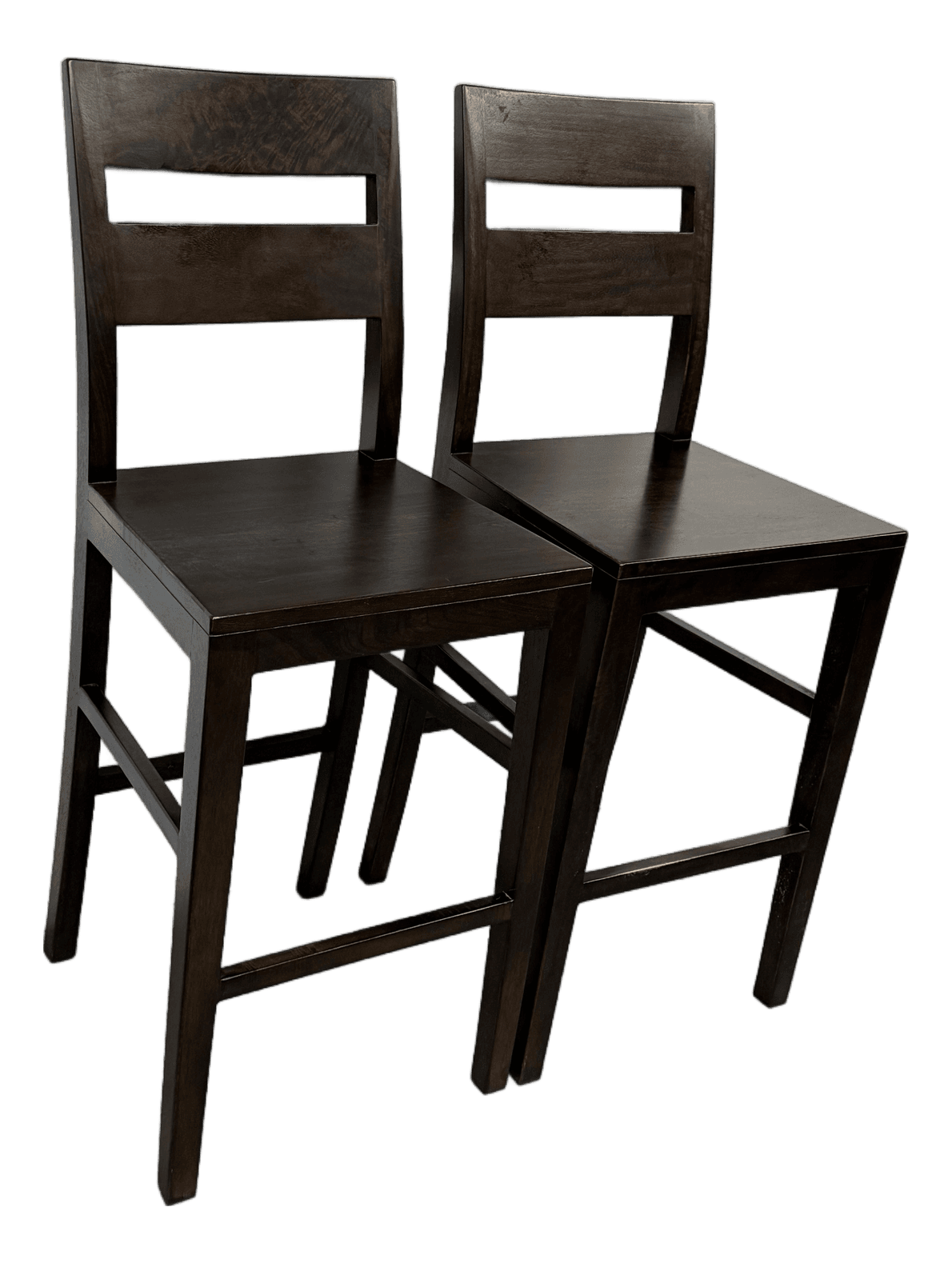 Crate & Barrel Basque Bar Stools, Pair - Thumbnail 2