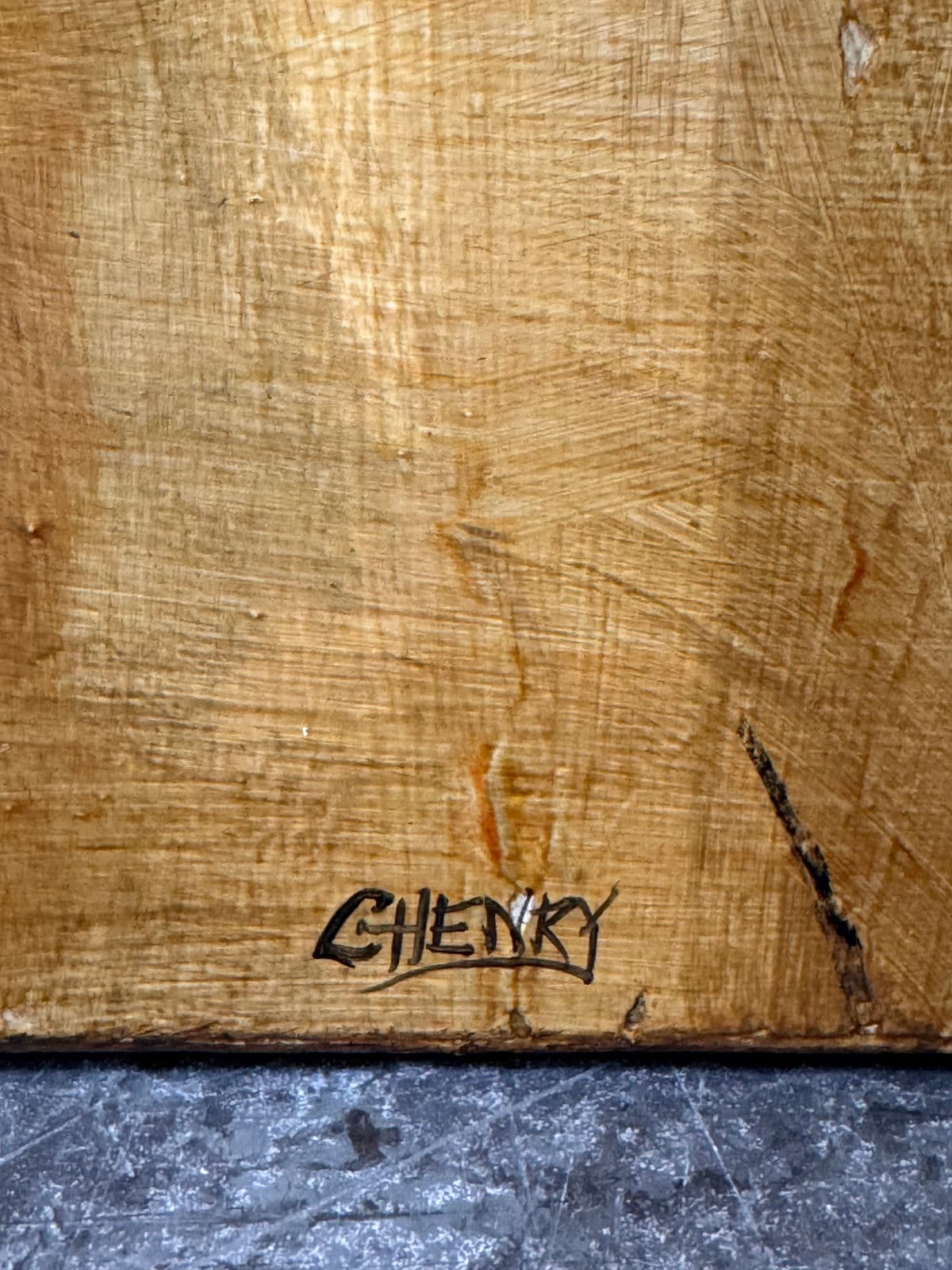 Circa 2014 Chris Henry "Shattering the Glass Ceiling" Mix Media - Thumbnail 11