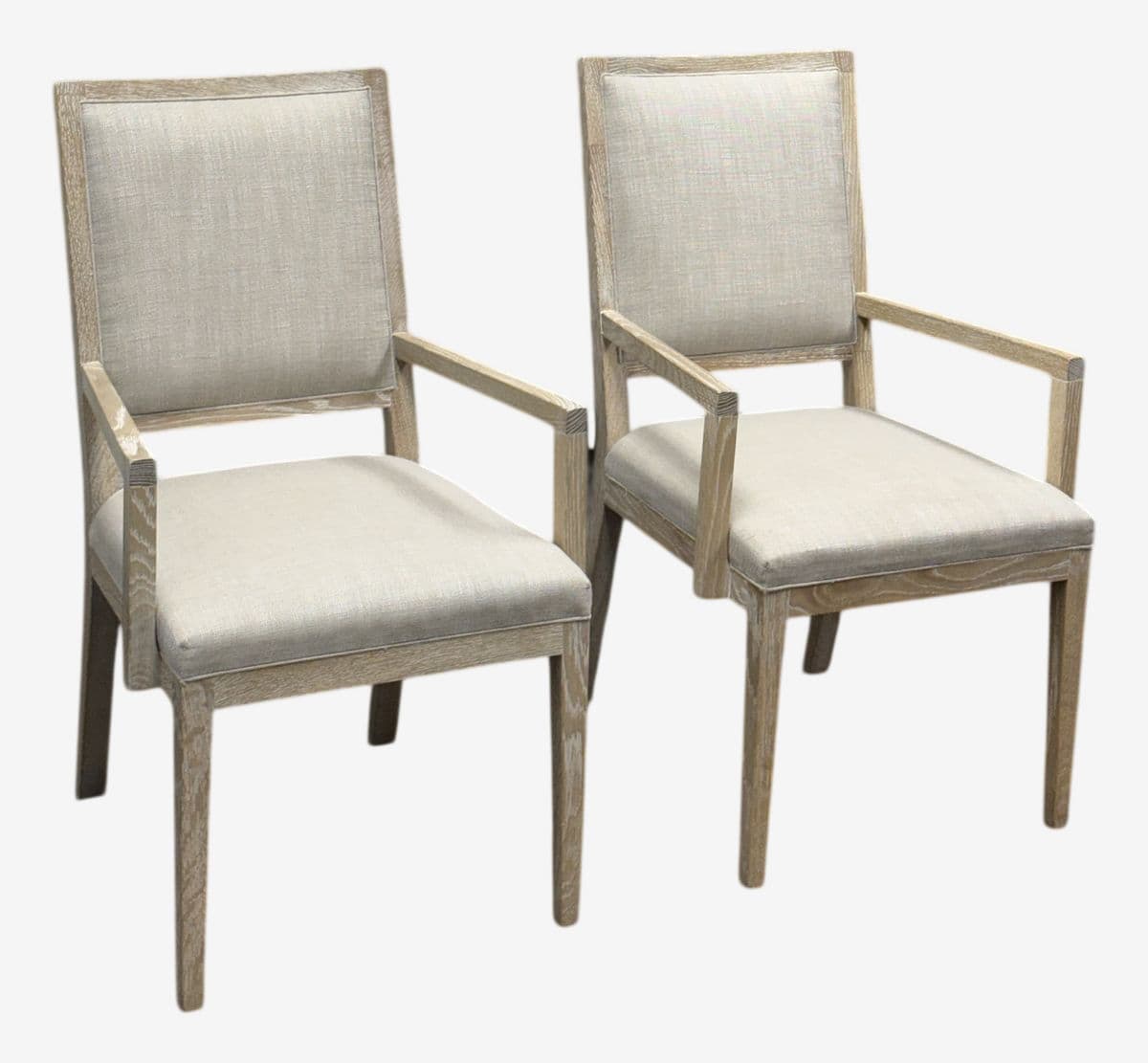 Bassett Furniture BenchMade Samson Arm Chairs, Pair - Image 1