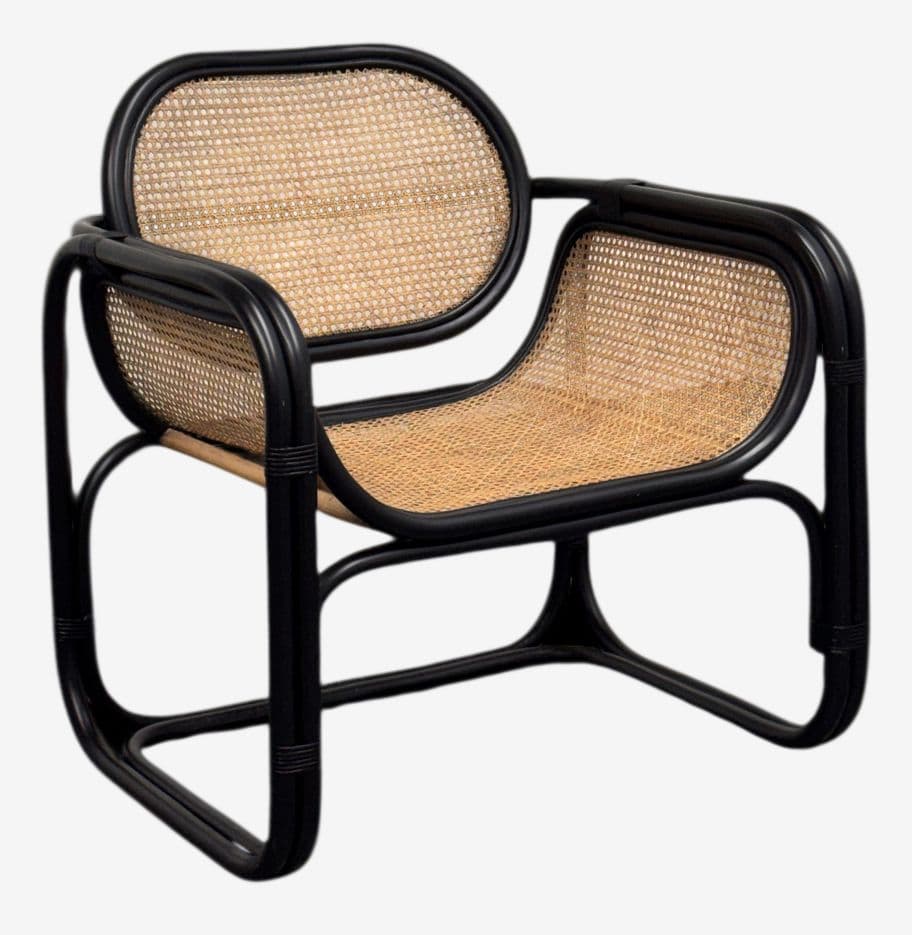 Safavieh Nadie Rattan Accent Chair - Image 1
