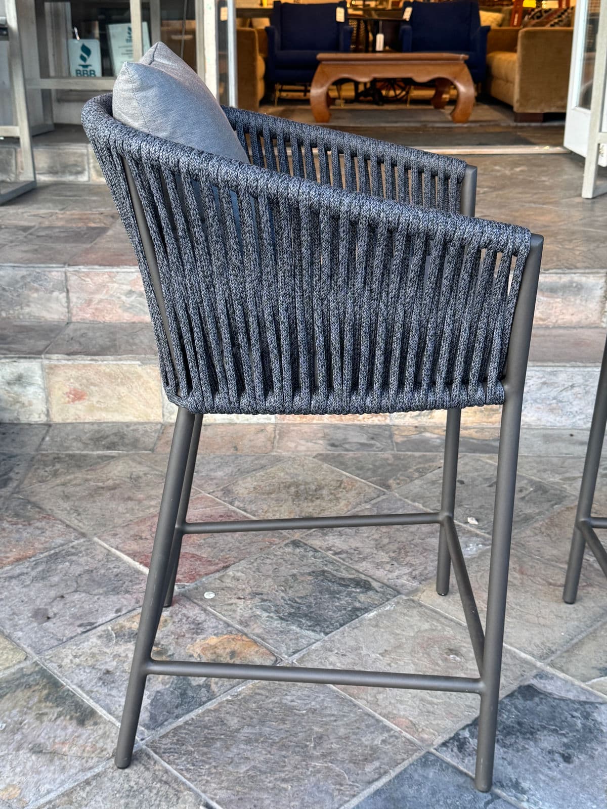 Four Hands Porto Outdoor Bar Stools, Pair - Thumbnail 5