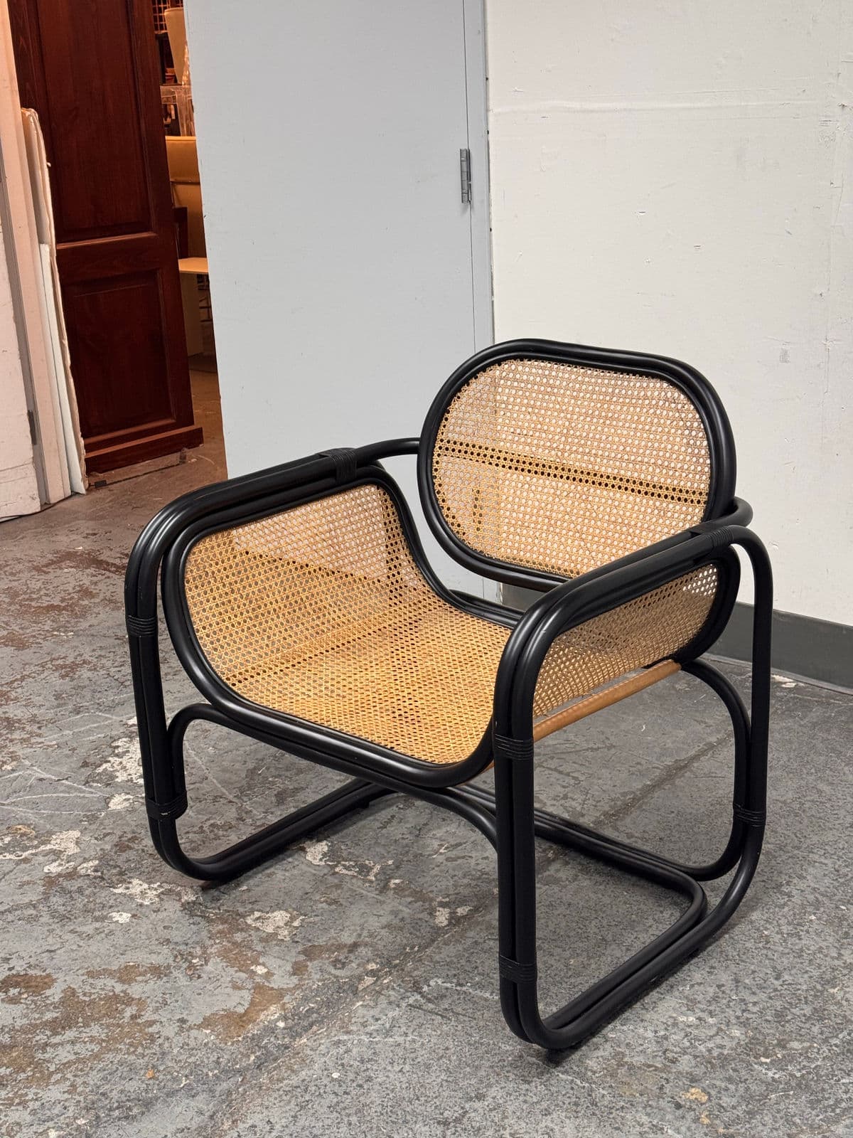 Safavieh Nadie Rattan Accent Chair - Thumbnail 4