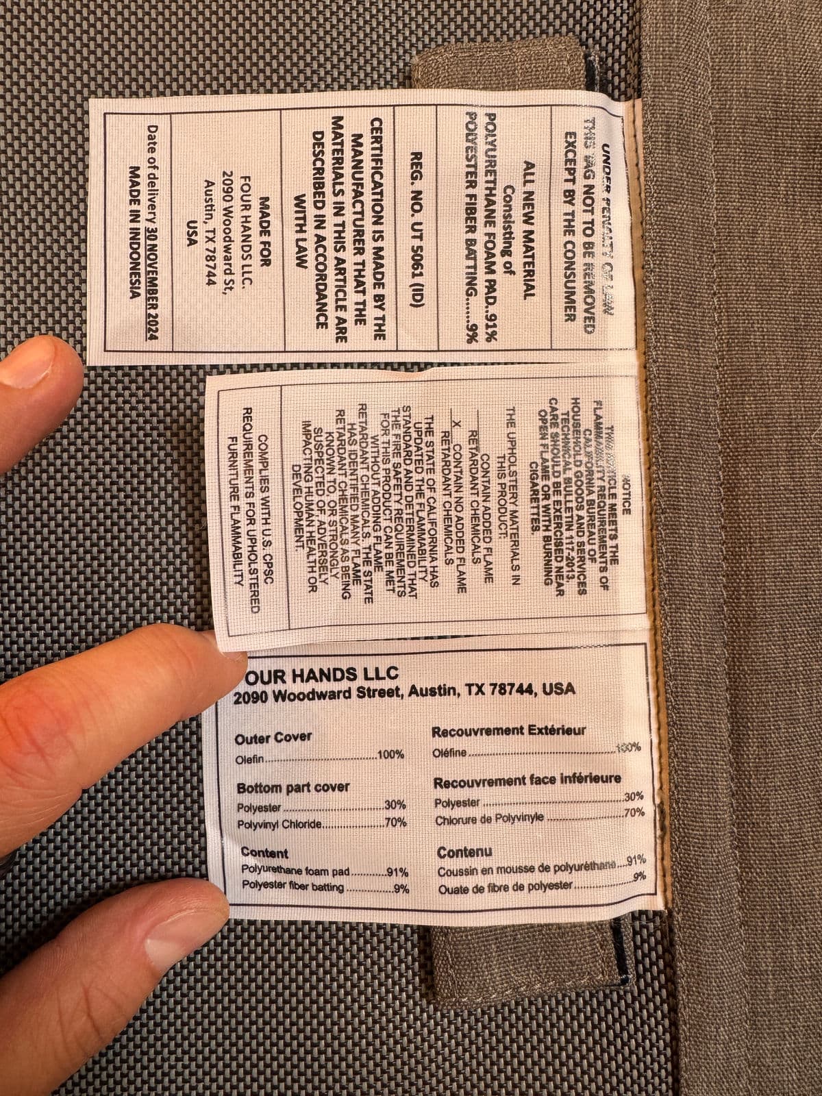 Four Hands Porto Outdoor Bar Stools, Pair - Thumbnail 13