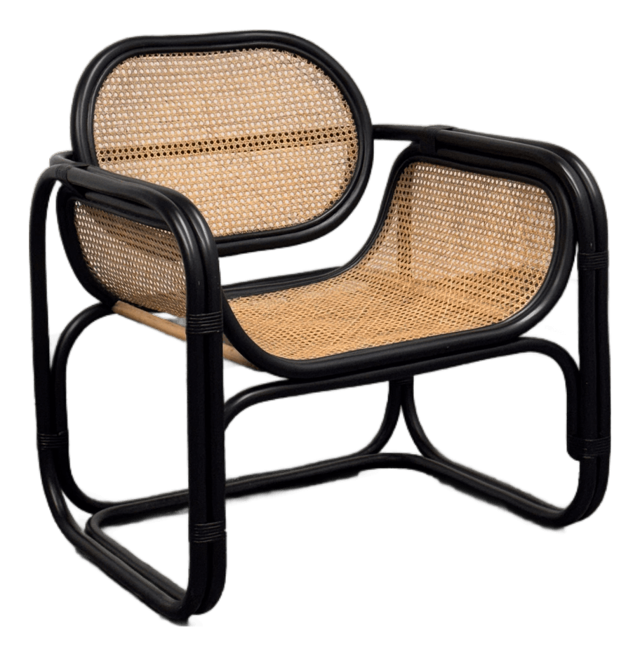 Safavieh Nadie Rattan Accent Chair - Thumbnail 2