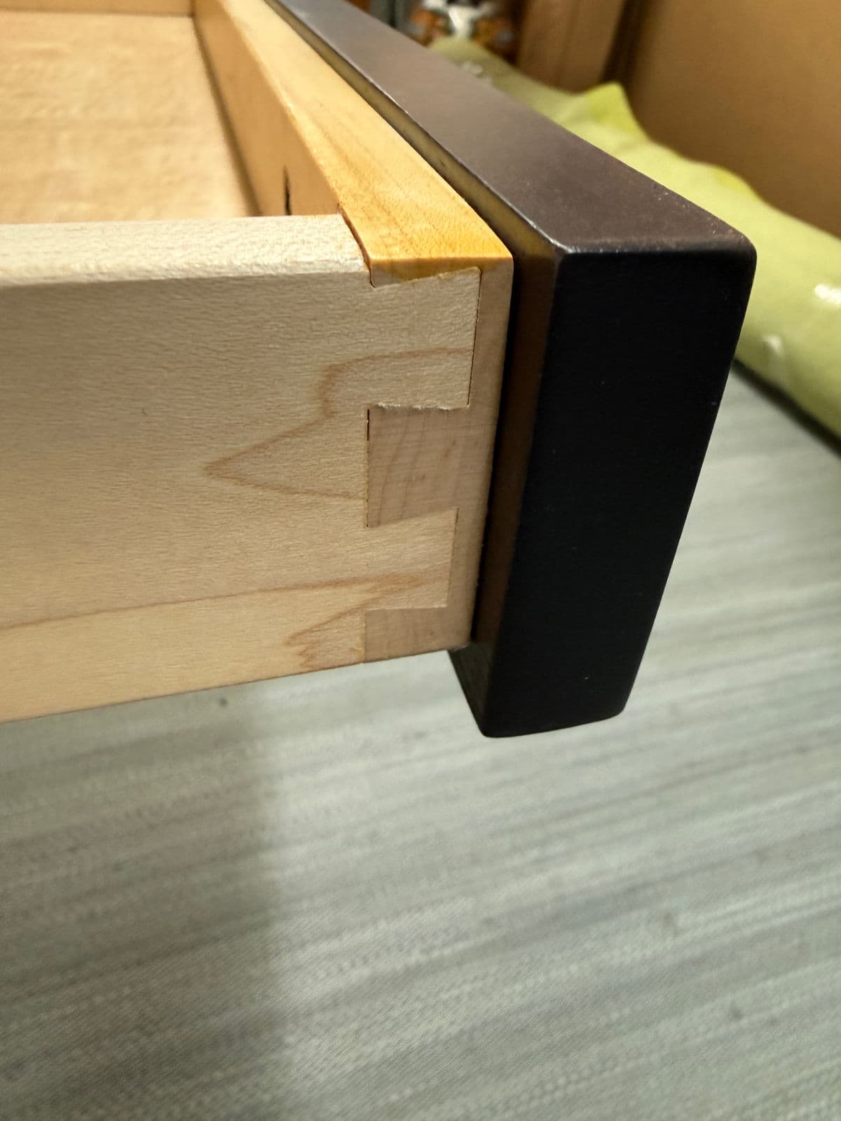 Contemporary Mahogany End Tables, Pair - Thumbnail 13