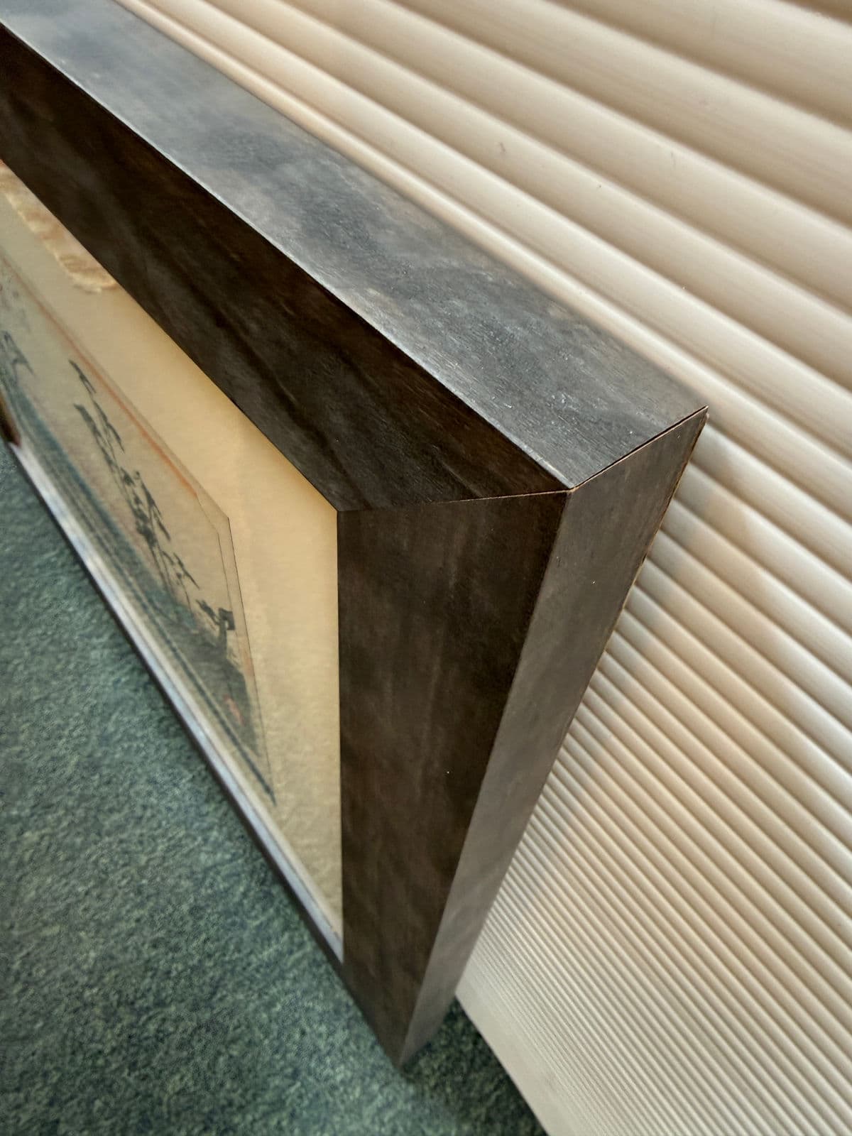 Utagawa Hiroshige Shirasuka Wood Block Print, Framed - Thumbnail 8