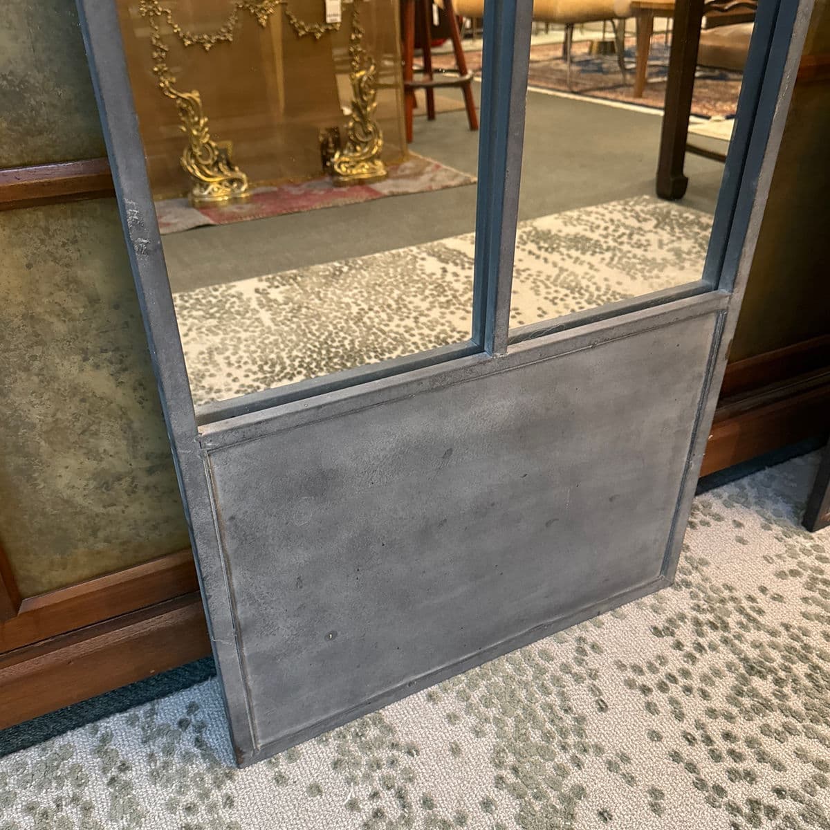 Bid K Home Paned Glass Floor Mirror - Thumbnail 6