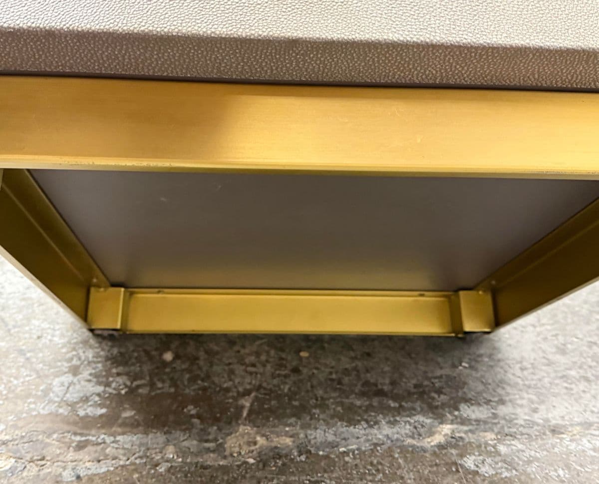 Restoration Hardware Gray Shagreen Plinth Side Tables, Pair - Thumbnail 12