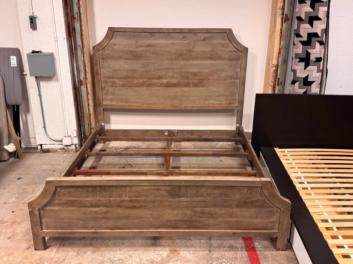 California King Zin Home Amelie Wood Bed Frame - Thumbnail 6