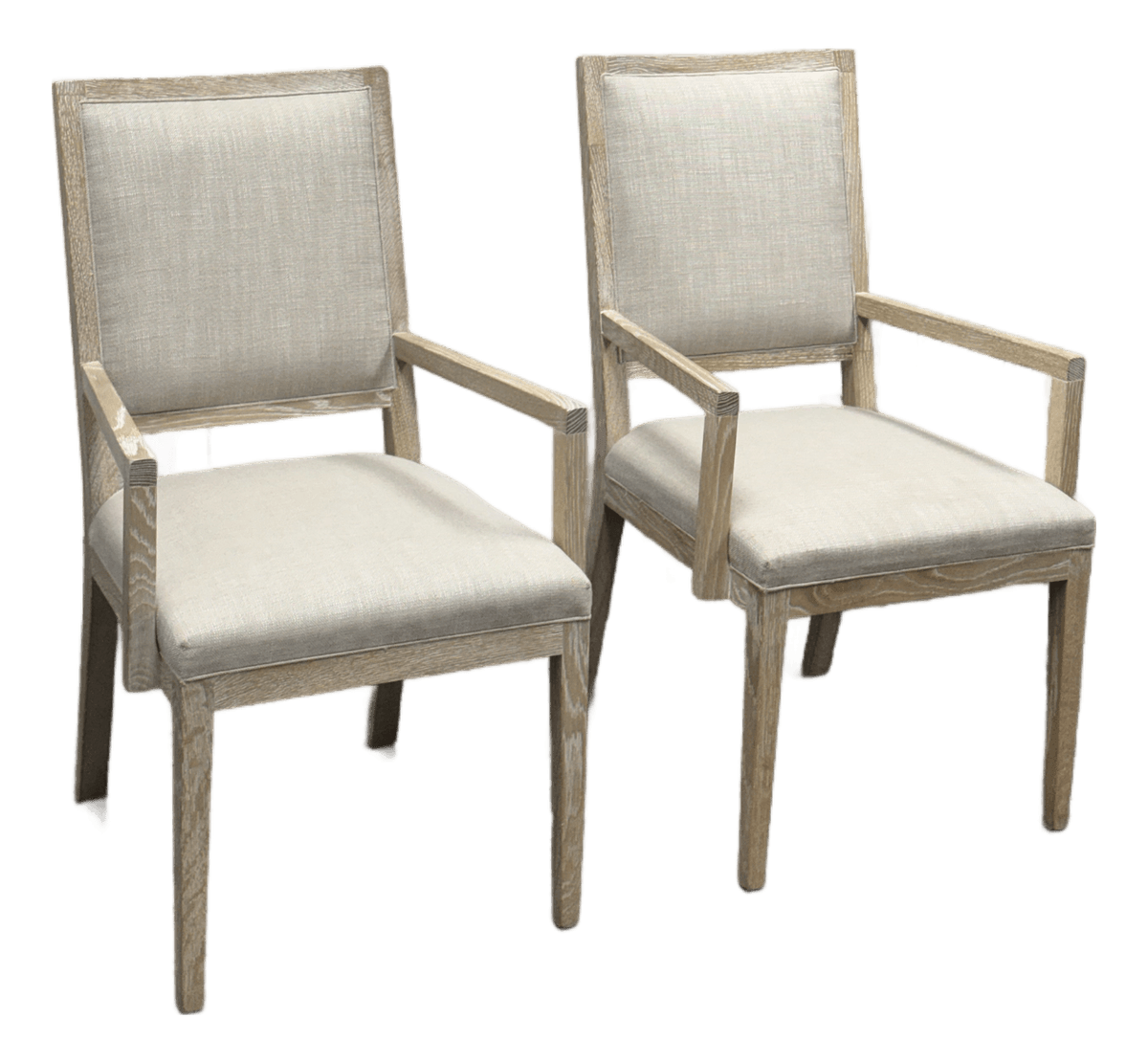 Bassett Furniture BenchMade Samson Arm Chairs, Pair - Thumbnail 2