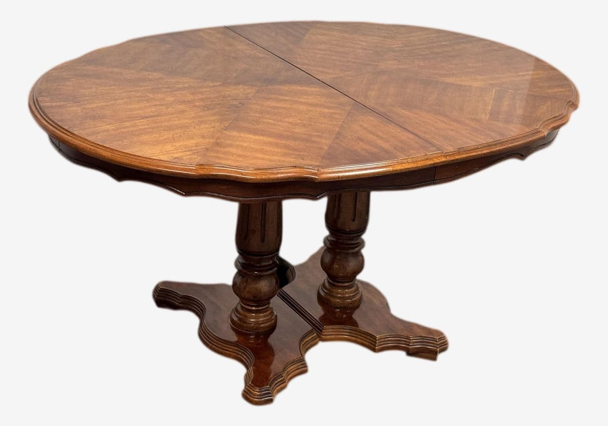 Double Pedestal Extension Dining Table - Image 1