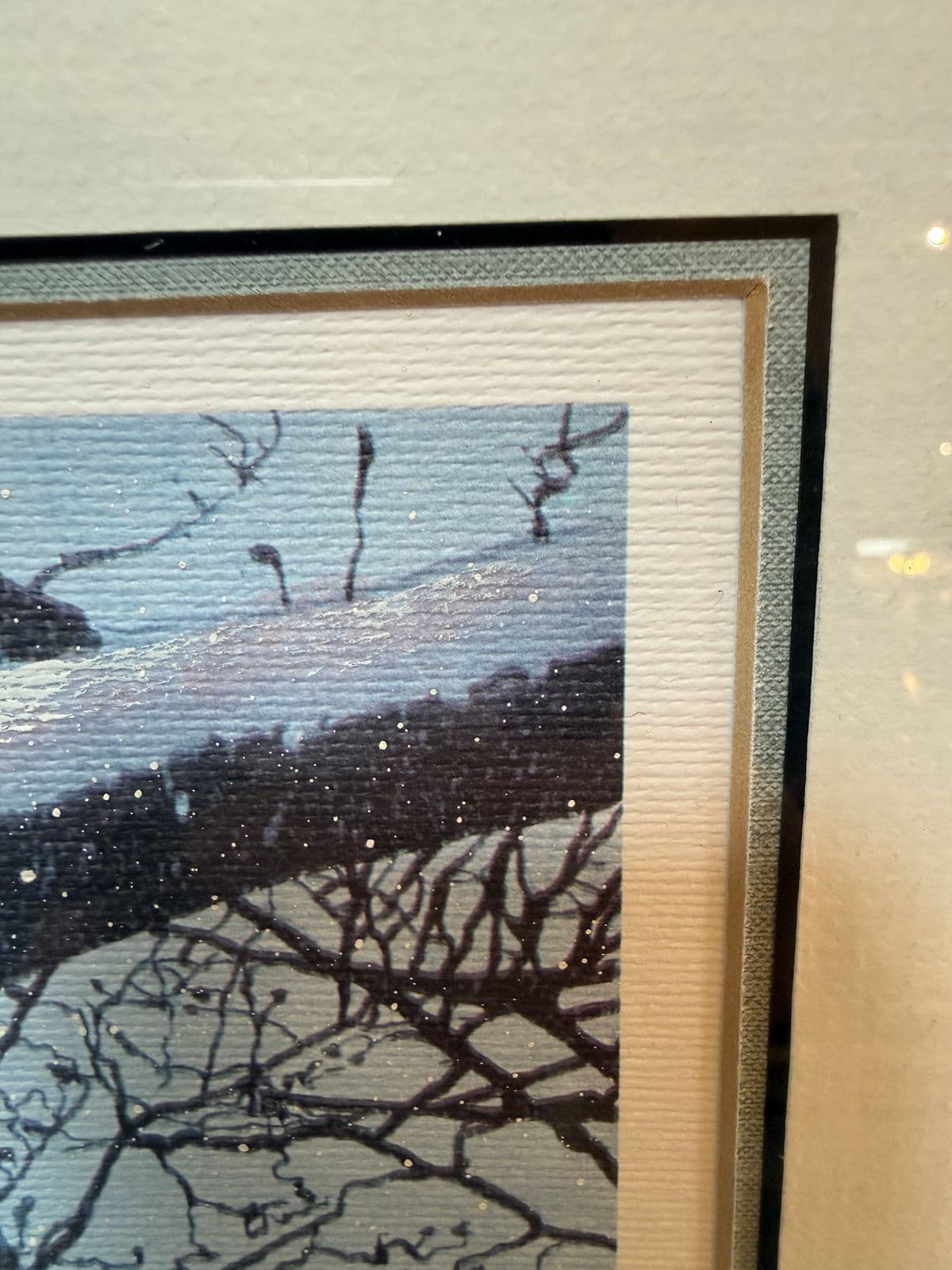 Circa 1989 L. M. Steadman Snowstorm on the Stead Farm Watercolor, Signed - Thumbnail 9