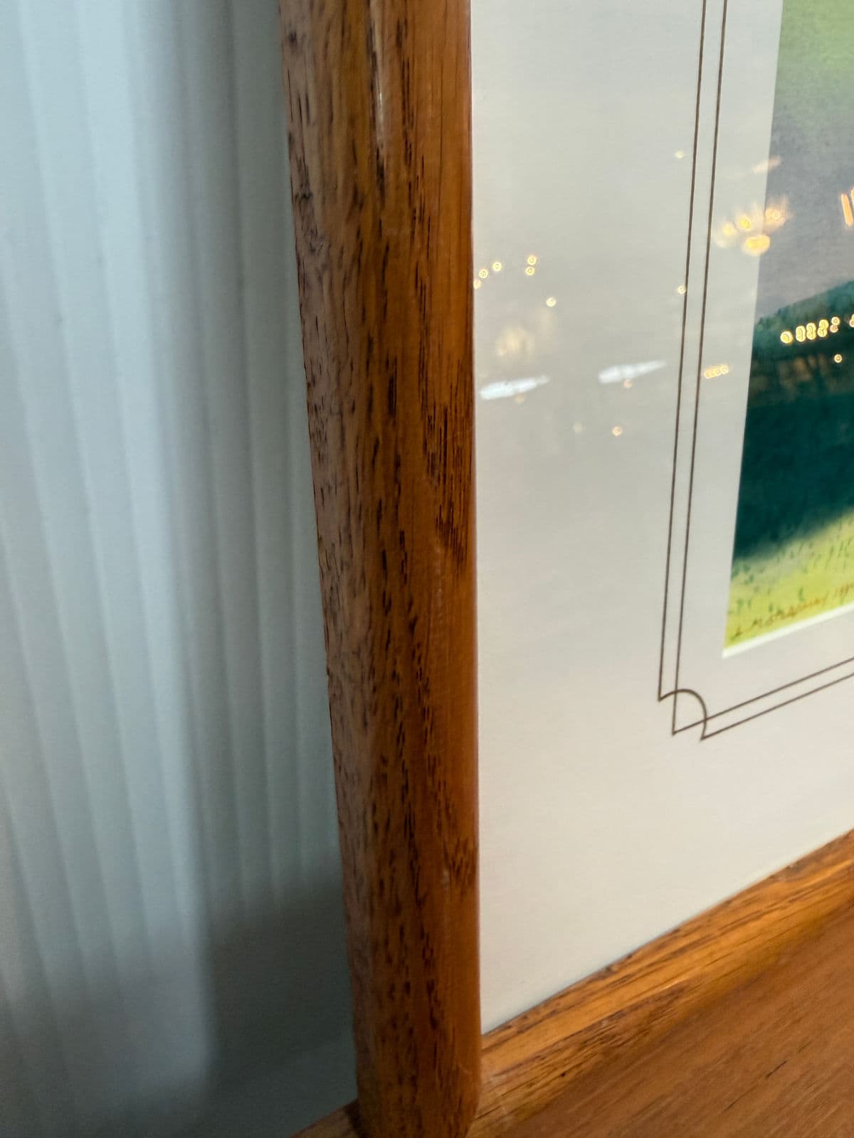 L. M. Steadman Spring Sun at Jim & Allisons Watercolor Painting, Framed - Thumbnail 5