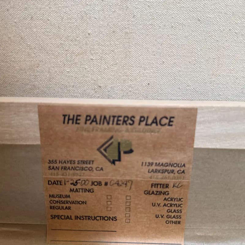 Circa 1978 Joanne Landis Beach Dancer Original Painting, Signed - Thumbnail 12