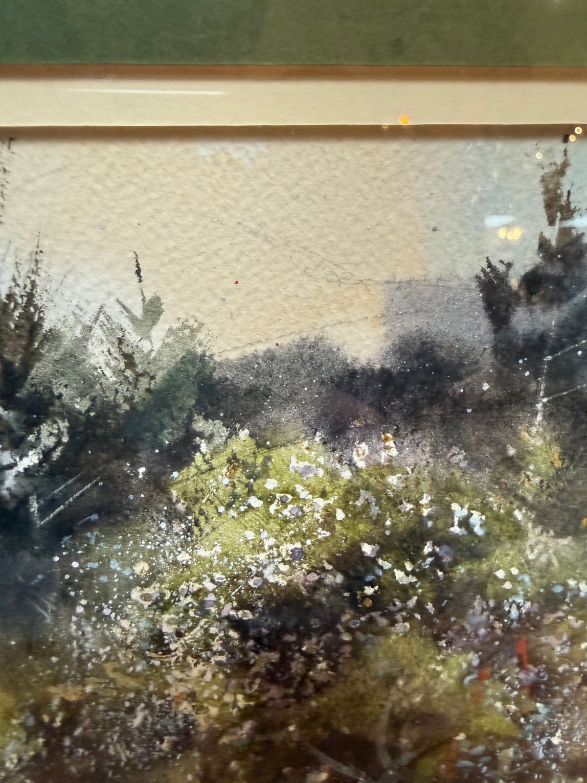 Original Watercolor Landscape Painting, Framed - Thumbnail 6