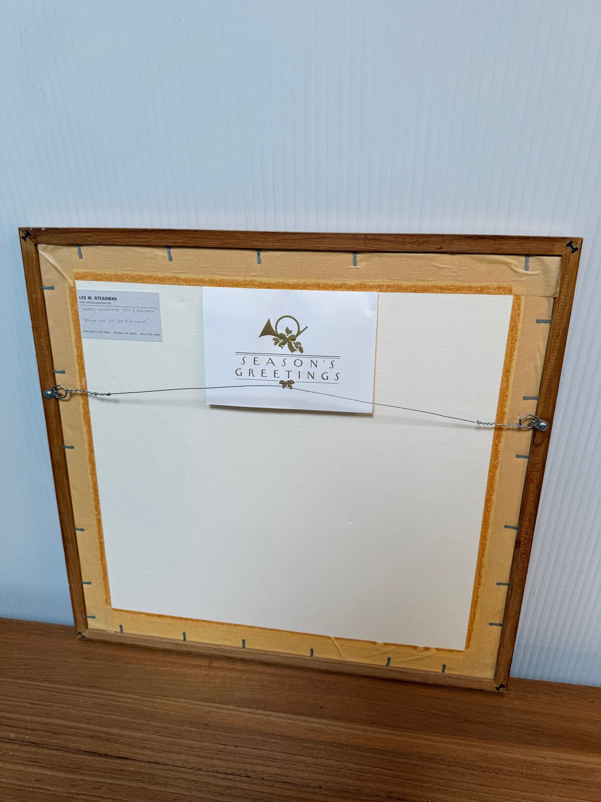 L. M. Steadman Spring Sun at Jim & Allisons Watercolor Painting, Framed - Thumbnail 13