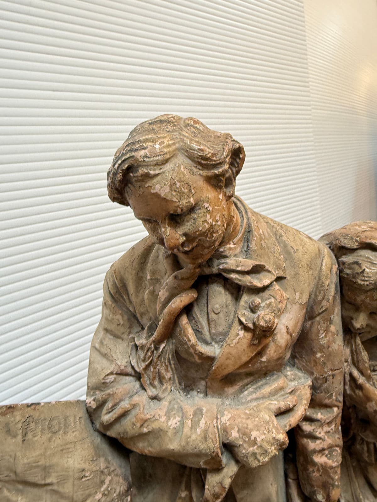 19th Century John Rogers Coming to the Parson Sculpture - Thumbnail 12