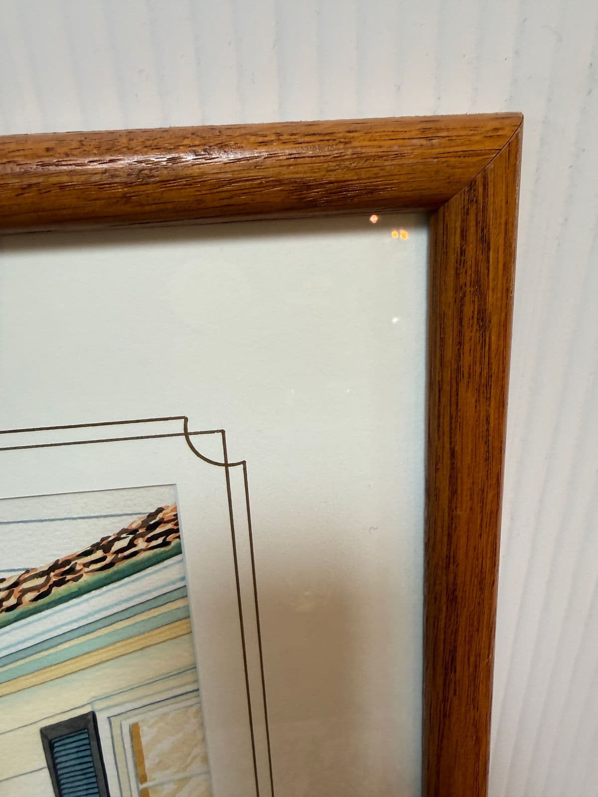 L. M. Steadman Spring Sun at Jim & Allisons Watercolor Painting, Framed - Thumbnail 6