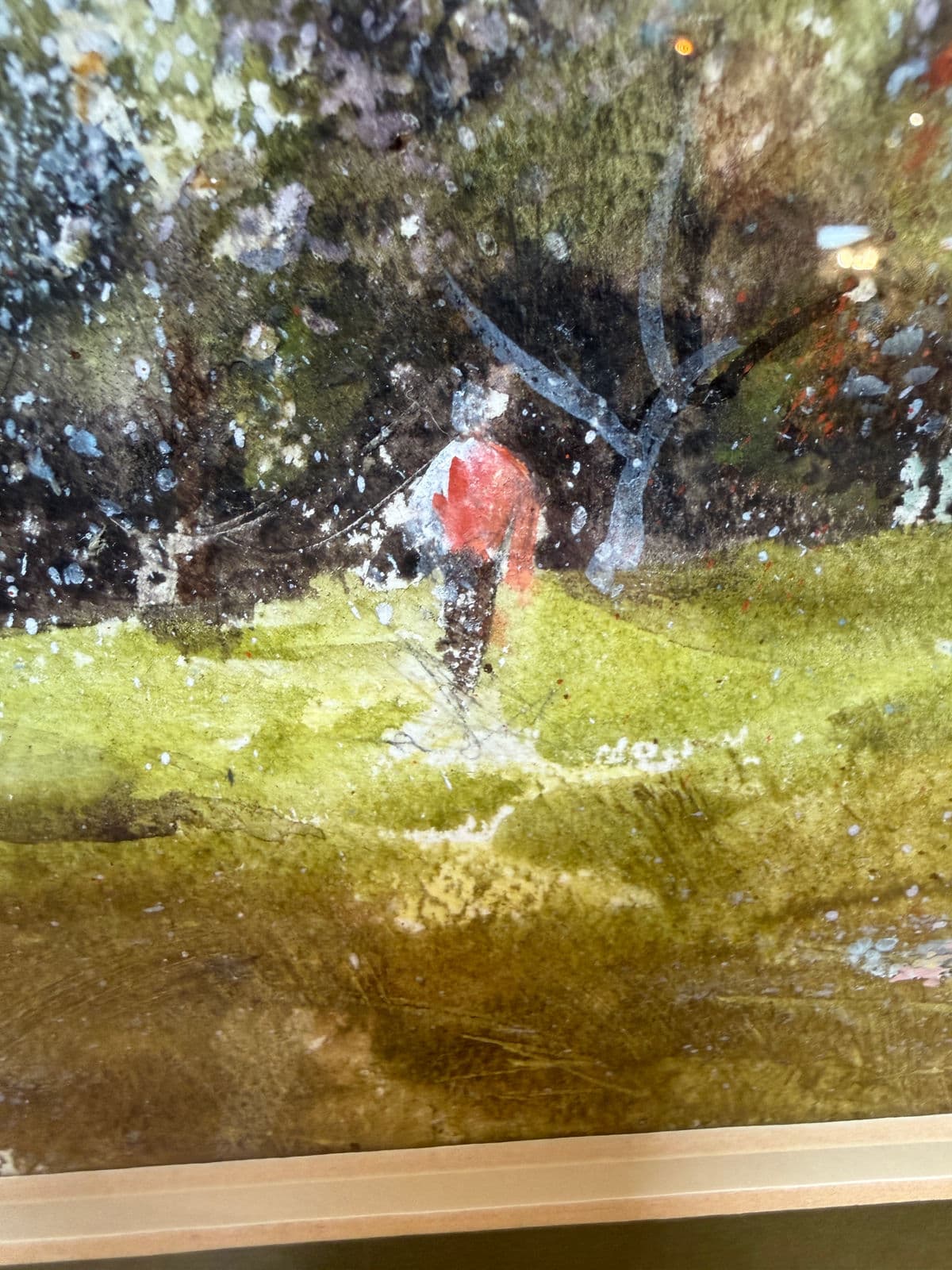 Original Watercolor Landscape Painting, Framed - Thumbnail 8