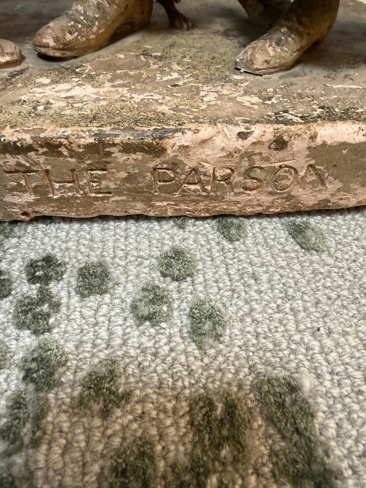 19th Century John Rogers Coming to the Parson Sculpture - Thumbnail 7