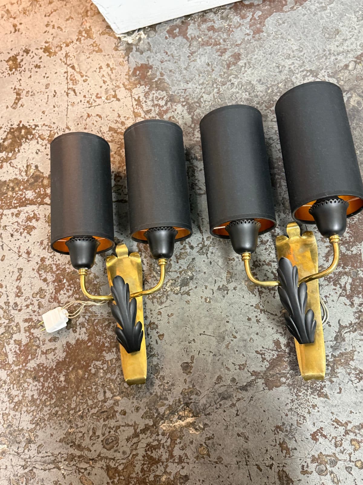 Vintage Neoclassical Wall Sconces, Pair - Thumbnail 3