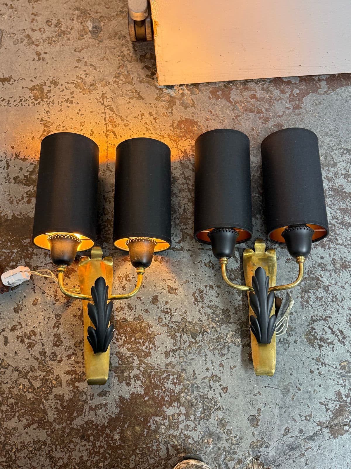 Vintage Neoclassical Wall Sconces, Pair - Thumbnail 6