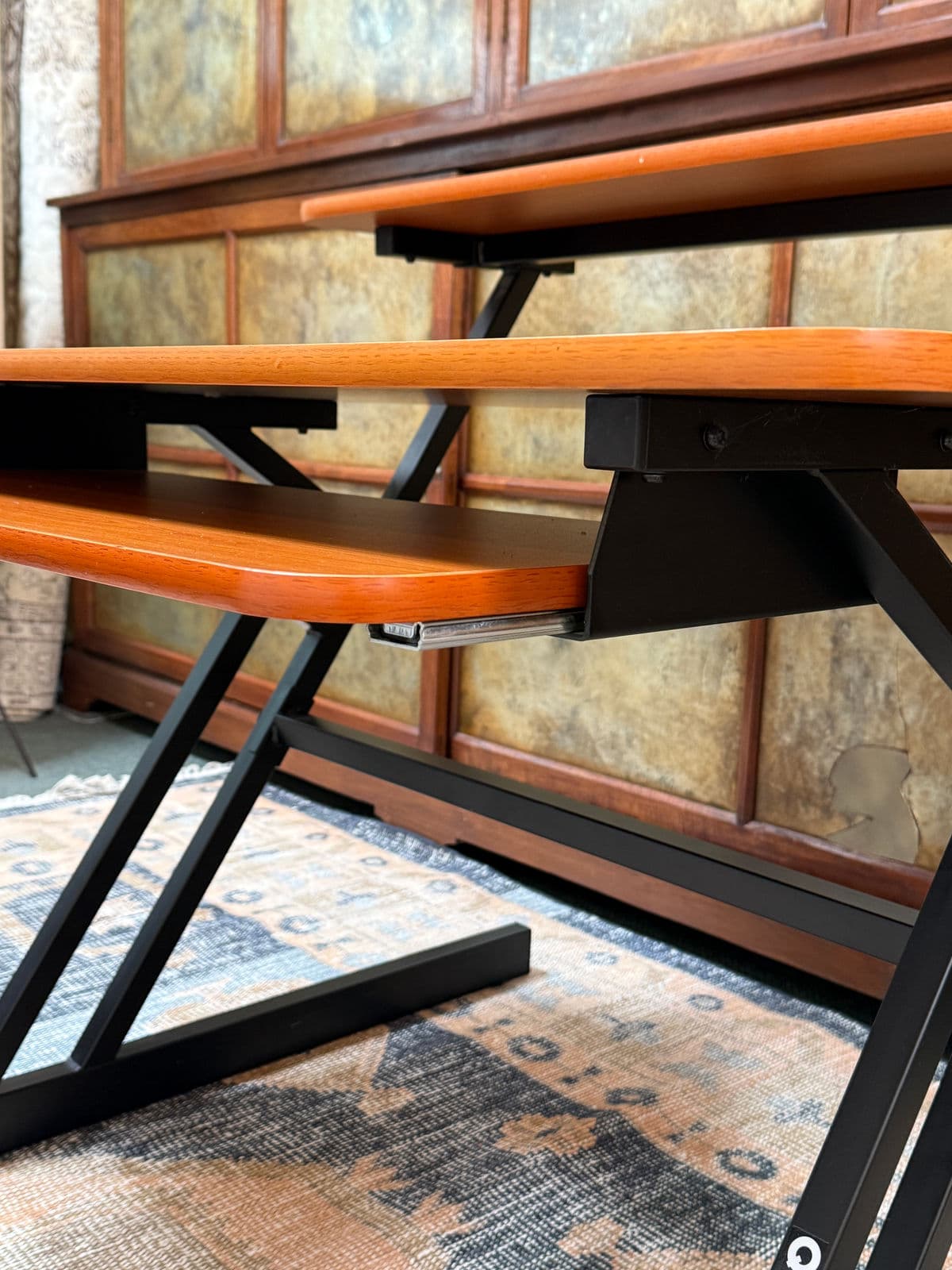 Quik Lok Studio Triple-Shelf Workstation Desk - Thumbnail 11