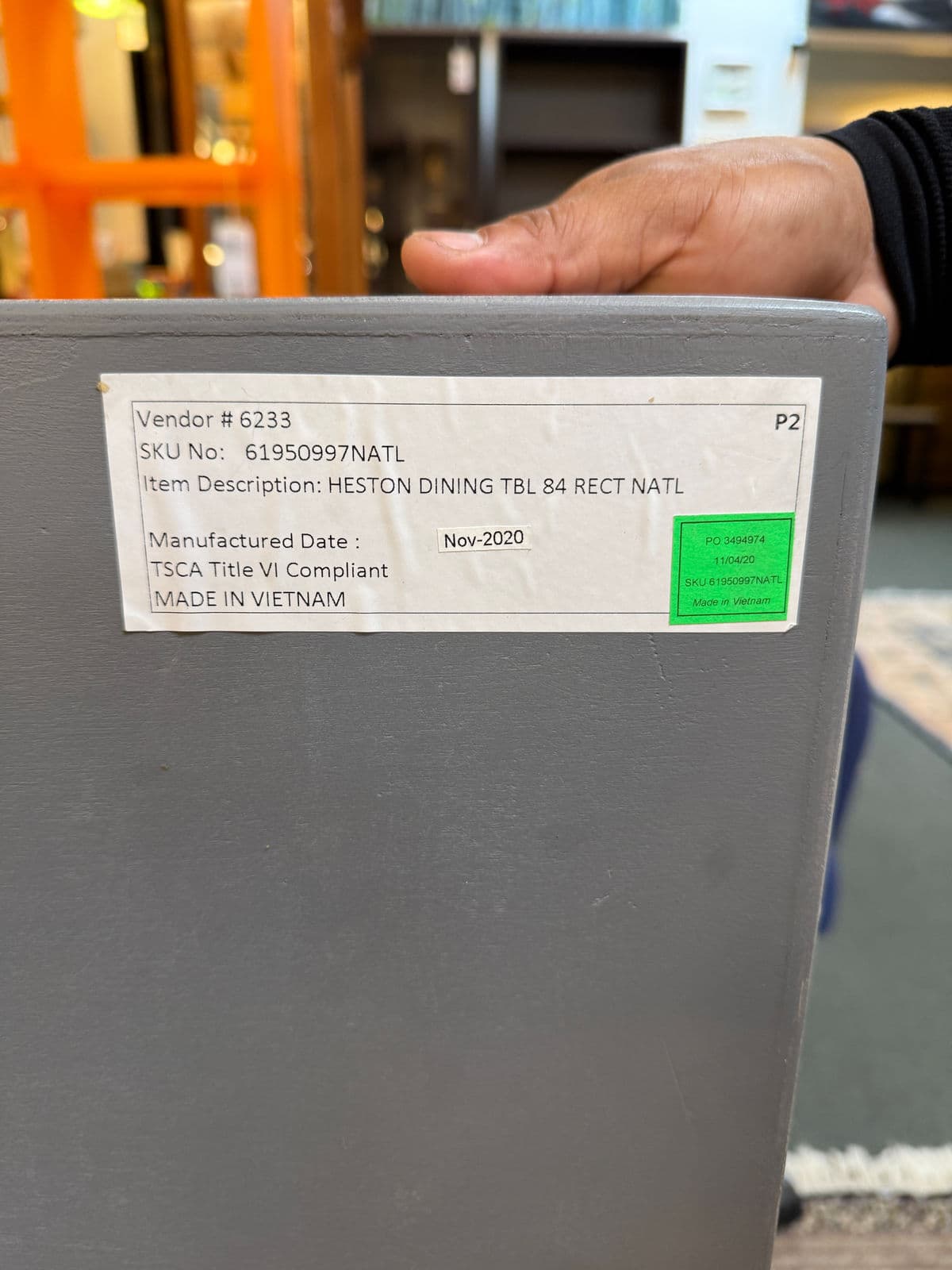 Thomas Bina for Restoration Hardware Heston Dining Table - Thumbnail 13