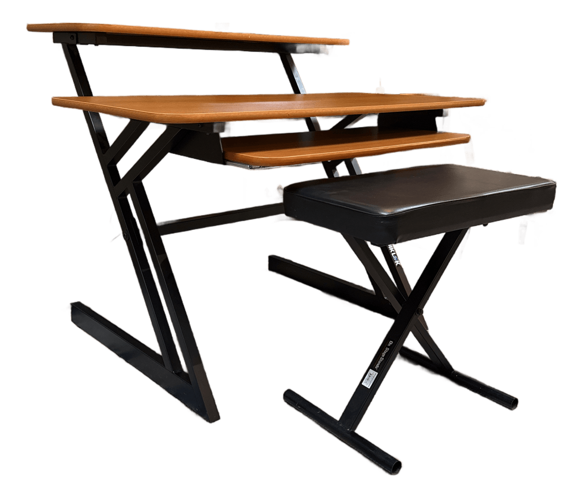 Quik Lok Studio Triple-Shelf Workstation Desk - Thumbnail 2