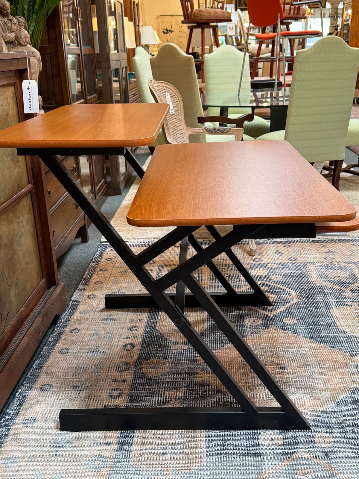 Quik Lok Studio Triple-Shelf Workstation Desk - Thumbnail 7