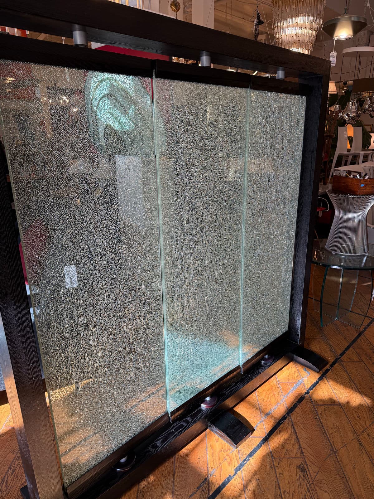 Diamond Sofa Paneled Glass + Wood Room Divider - Thumbnail 11