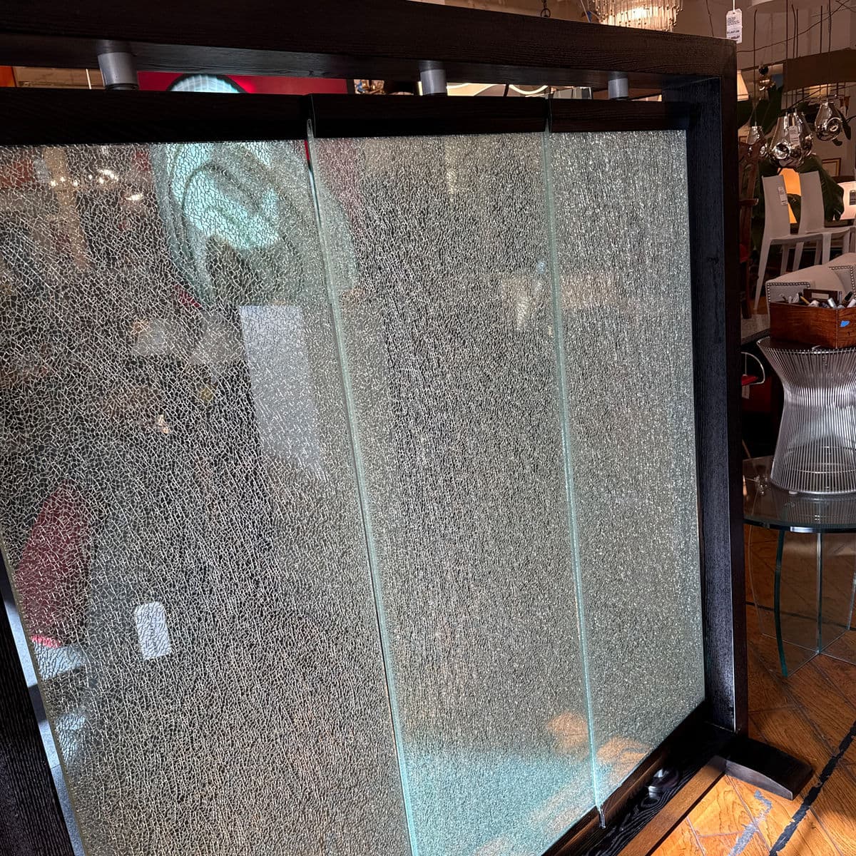 Diamond Sofa Paneled Glass + Wood Room Divider - Thumbnail 13