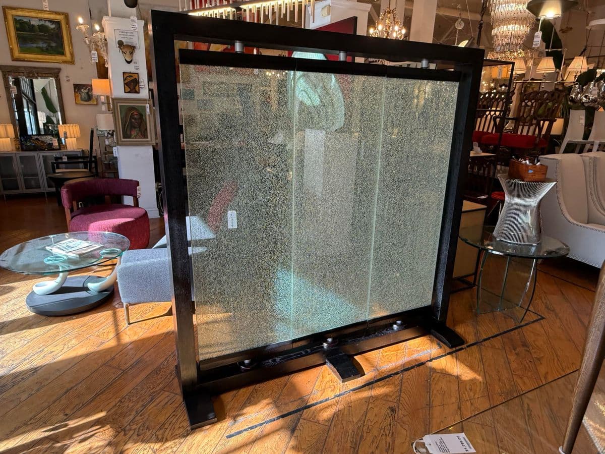 Diamond Sofa Paneled Glass + Wood Room Divider - Thumbnail 4