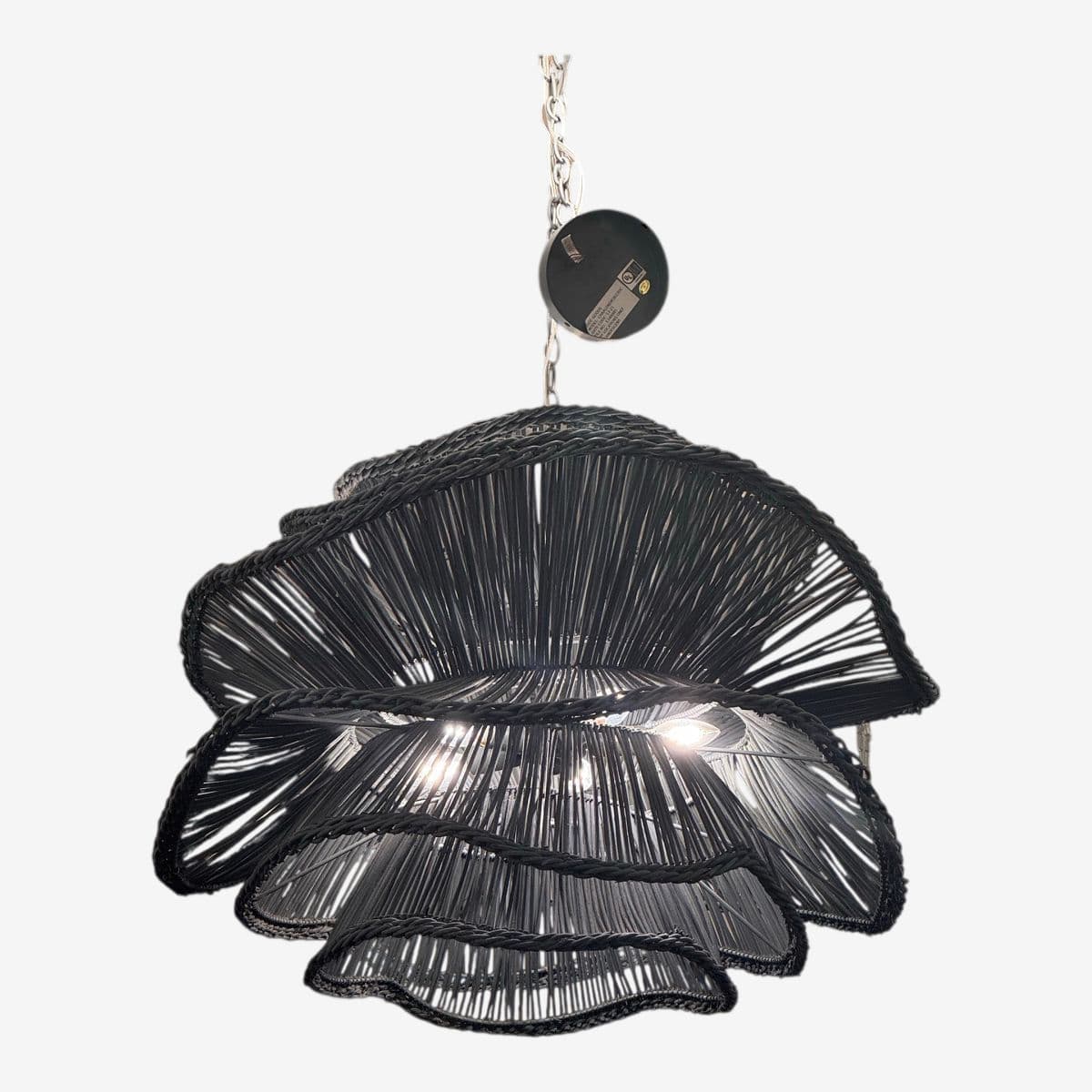 Made Goods Alondra Chandelier, Dark Charcoal - Image 1