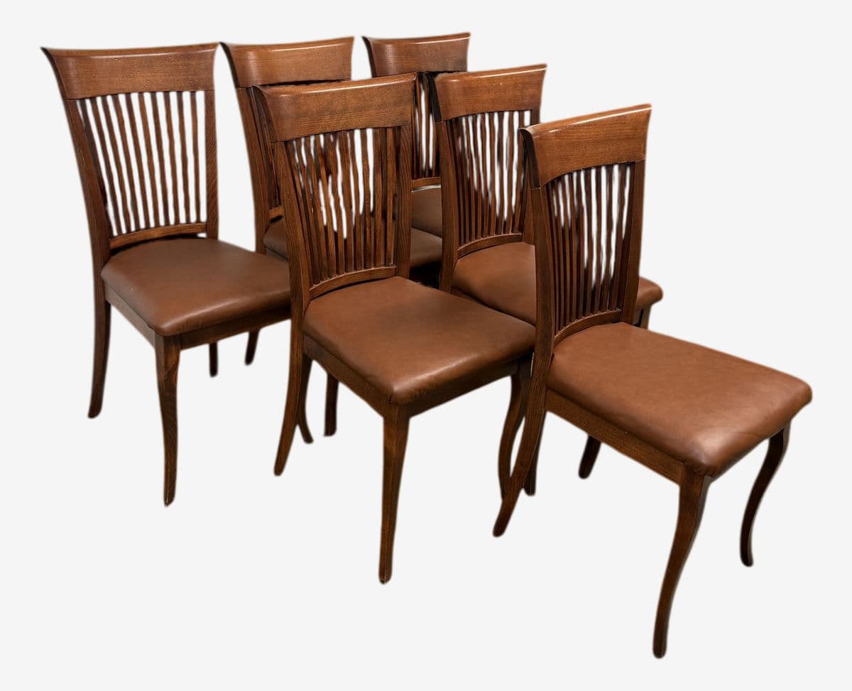 Dinec Dining Chairs, Set of Six - Image 1