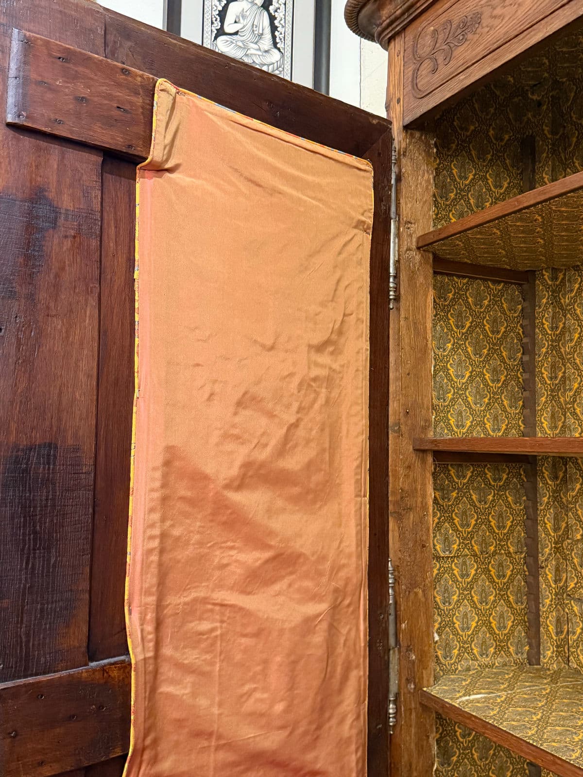 19th Century French Provincial Louis XV Armoire - Thumbnail 6