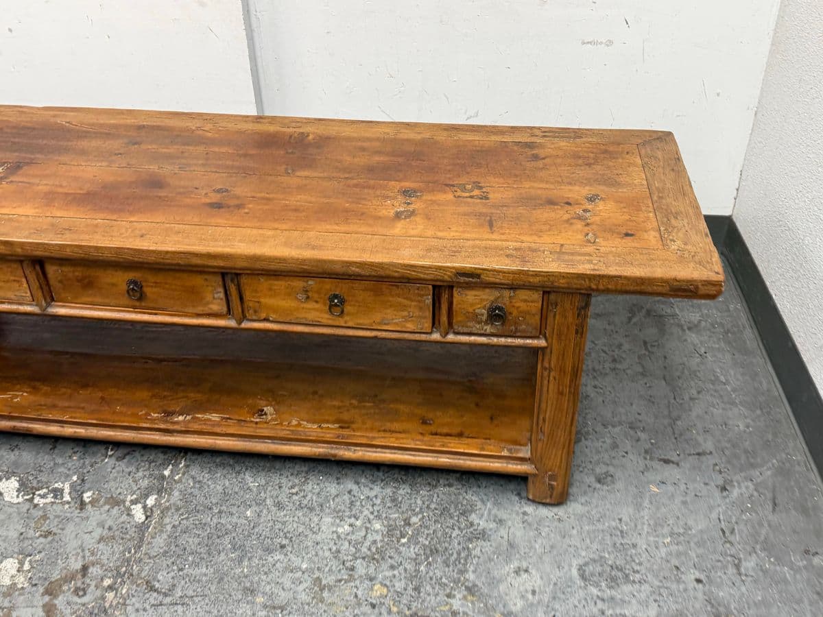 Antique Chinese Altar Table + Drawers - Thumbnail 10