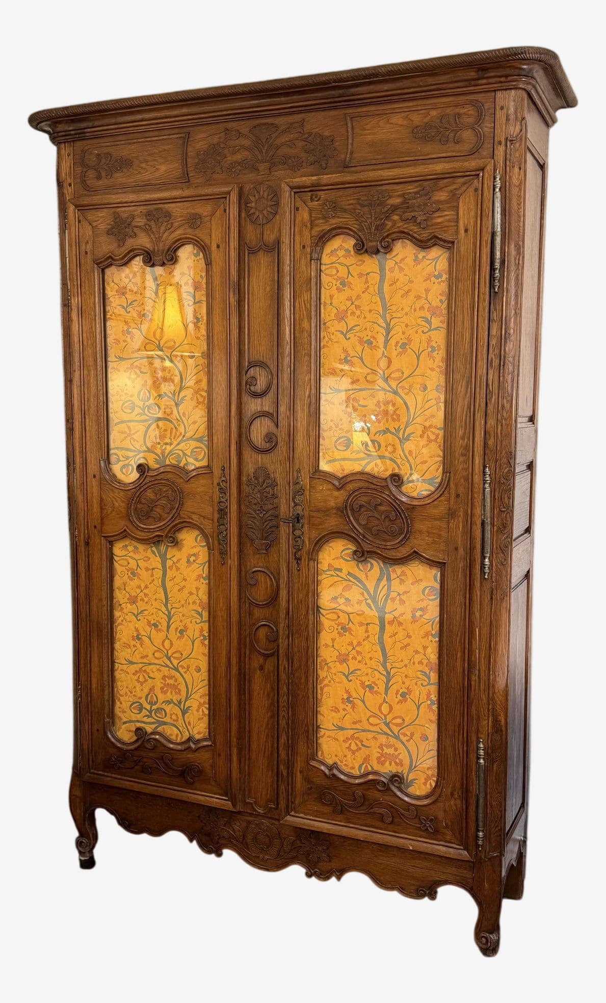 19th Century French Provincial Louis XV Armoire - Image 1