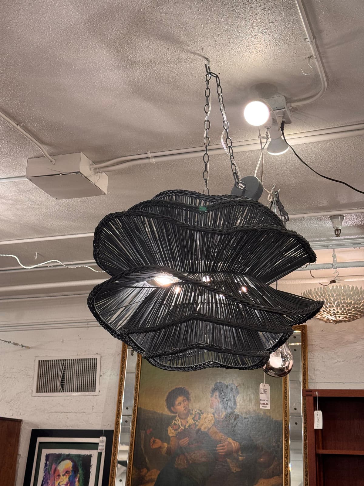 Made Goods Alondra Chandelier, Dark Charcoal - Thumbnail 13