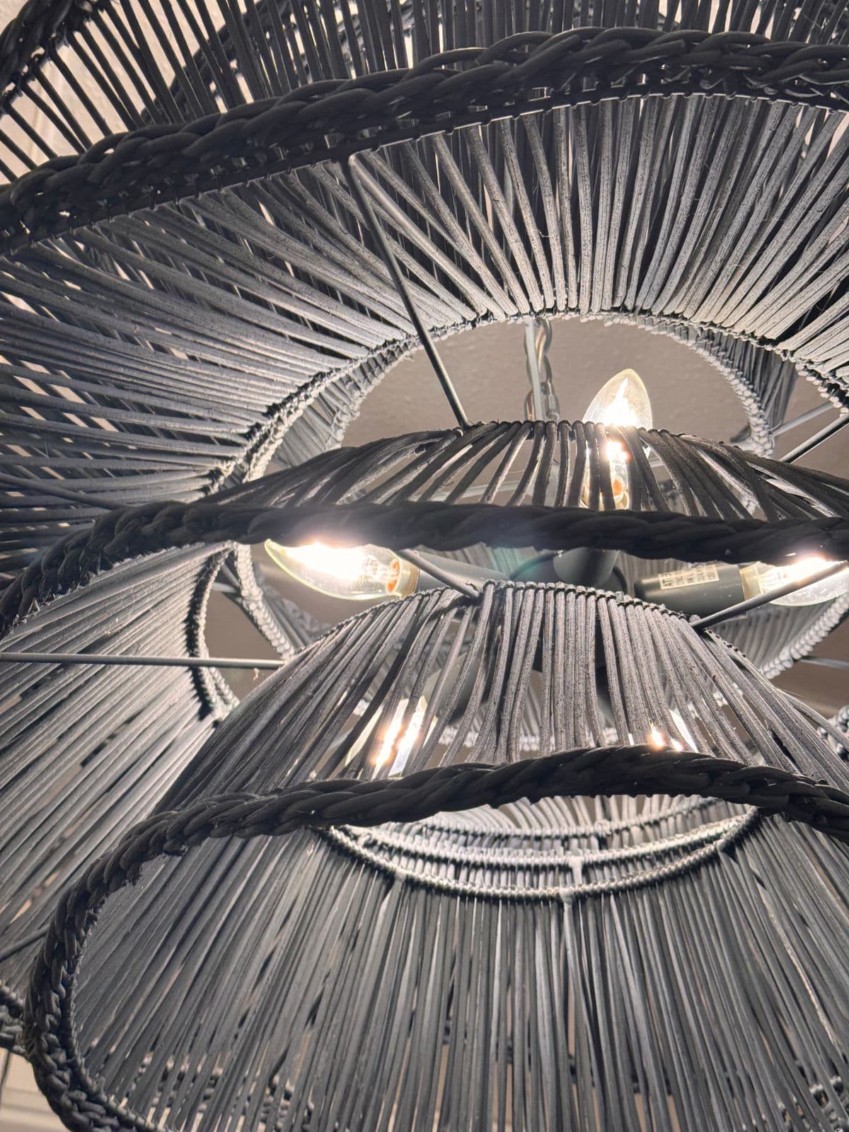 Made Goods Alondra Chandelier, Dark Charcoal - Thumbnail 4