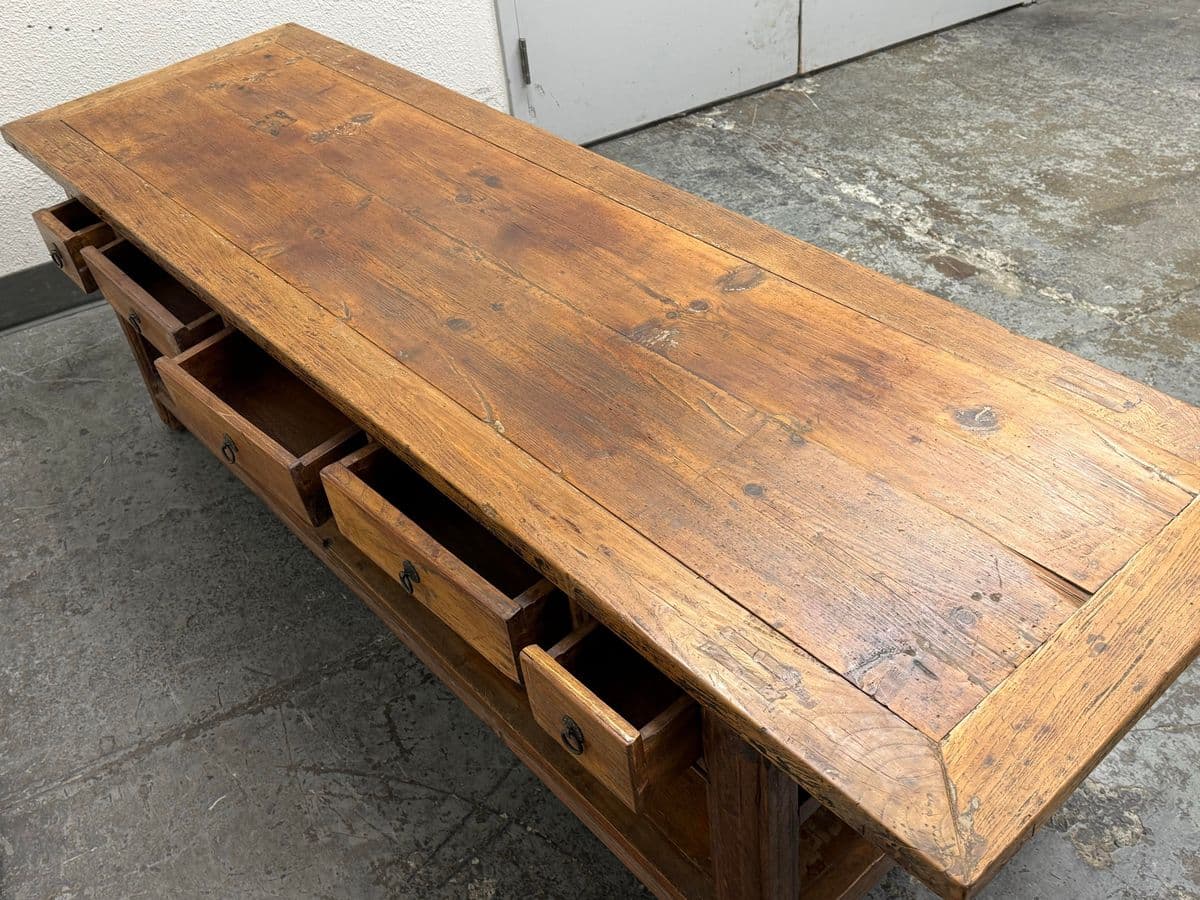 Antique Chinese Altar Table + Drawers - Thumbnail 6