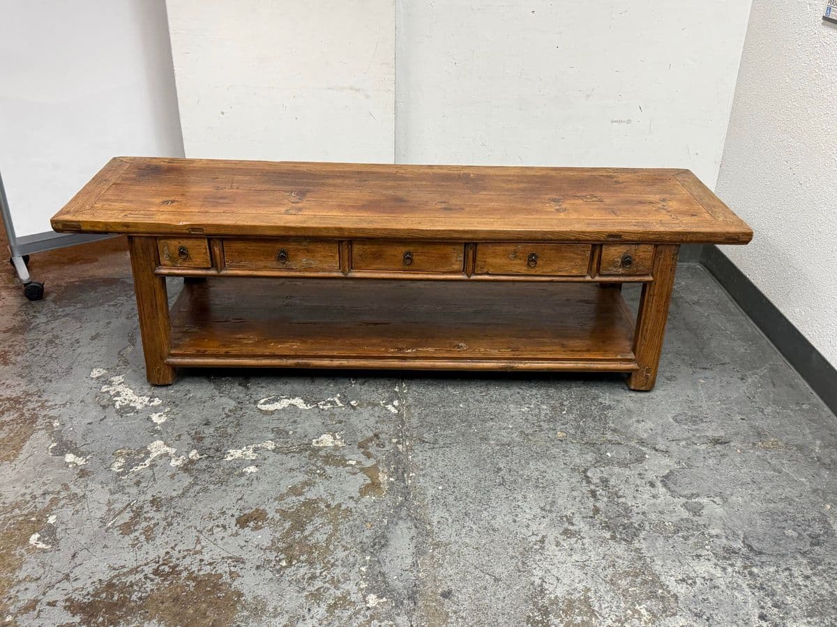Antique Chinese Altar Table + Drawers - Thumbnail 4