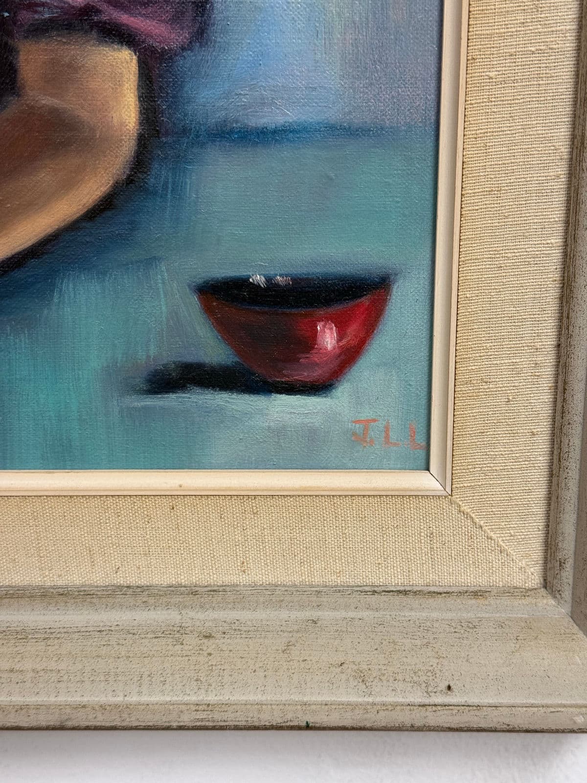 Late 20th Century J.Lamm Female Portrait Oil Painting, Framed - Thumbnail 10