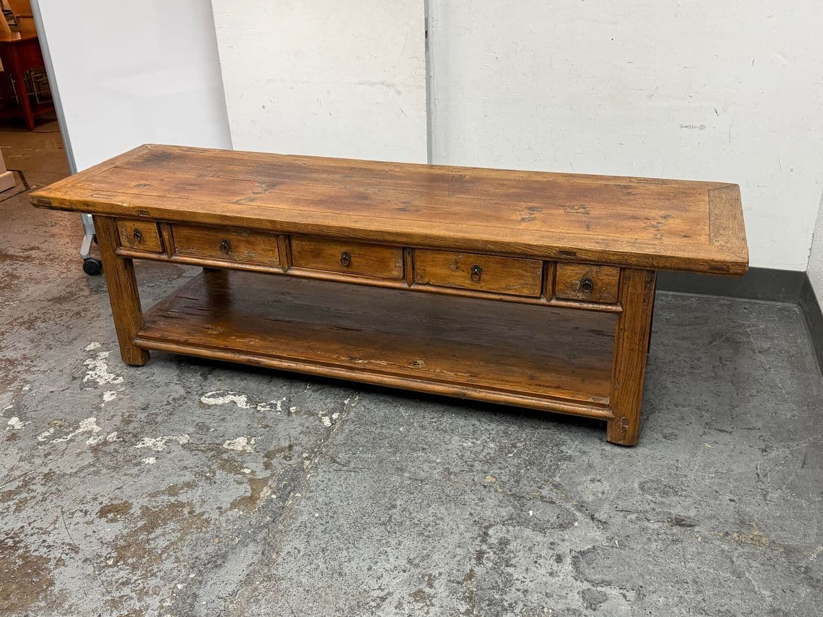 Antique Chinese Altar Table + Drawers - Thumbnail 9