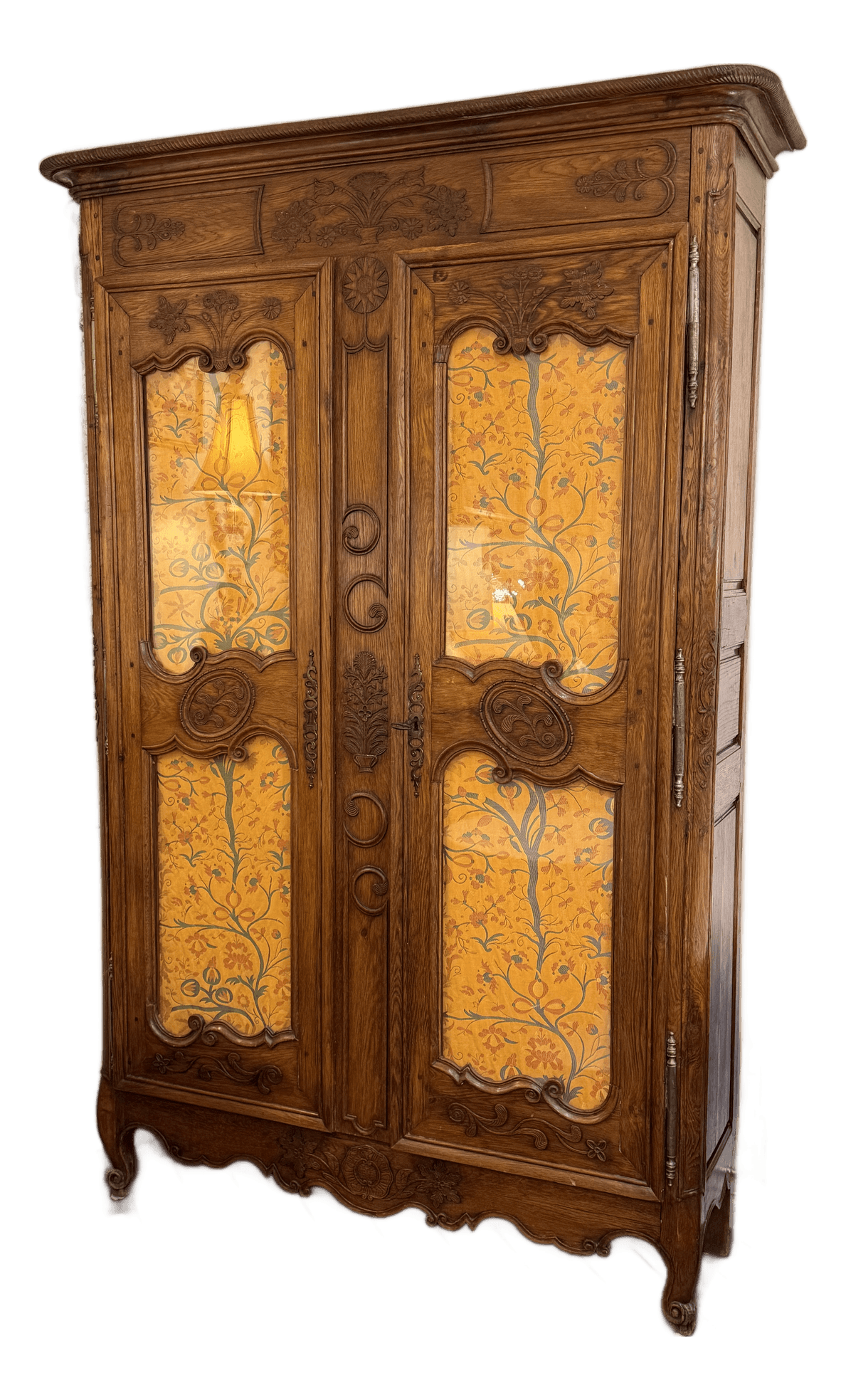 19th Century French Provincial Louis XV Armoire - Thumbnail 2